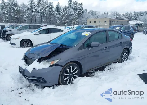 2015 Honda Civic Ex-L from USA, damaged, VIN 2HGFB2F99FH520497